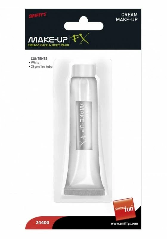 Smiffy's Make-Up FX Aqua Cream Make Up White Colour Smiffys 24400 1 Smiffy's Make-Up FX Aqua Cream Make Up White Colour Smiffys 24400