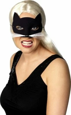 Cat Eyemask Black Smiffys 94338