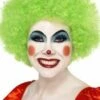 Crazy Clown Green Wig 42084