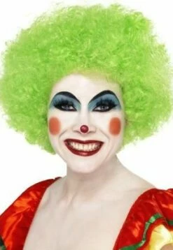 Crazy Clown Green Wig 42084