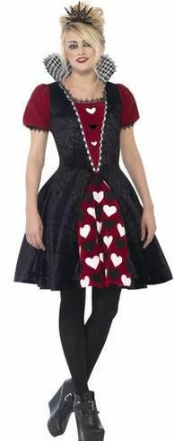 Deluxe Dark Red Queen Costume 44335