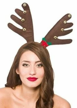 Deluxe Reindeers Antlers With Bells XM-4621