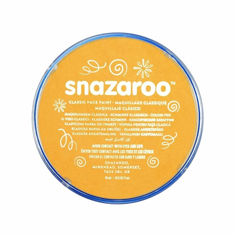 Ochre Yellow Snazaroo 18ml Face Paint 1118244 1 Ochre Yellow Snazaroo 18ml Face Paint 1118244