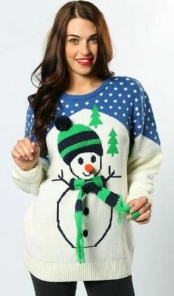 Snowman White Jumper CS422