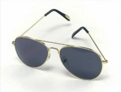 Glasses Aviator Gold Smiffys