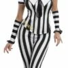 Beetlejuice Womens Fancy Dress Sexy Costume Rubies
