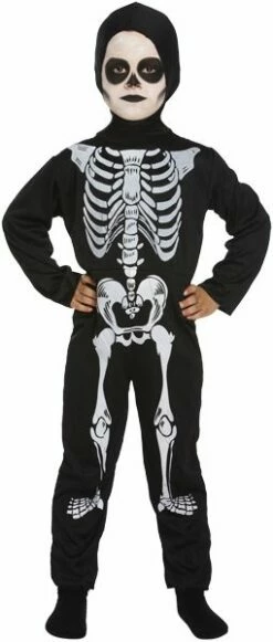 Child Skeleton Bodysuit With Hood V20100/V20101