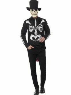 Day Of The Dead Senor Skeleton Costume 44656