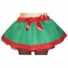 Elf Xmas Tutu Green & Red Skirt TS-7157