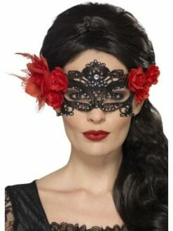 Day Of The Dead Lace Filigree Eyemask 44958