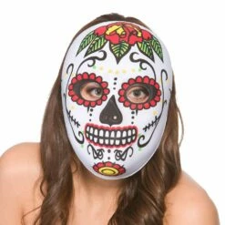 Day Of The Dead Full Face Multi Colour 9990