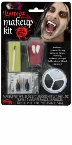 Vampire Make Up Kit With Fangs FW-9533