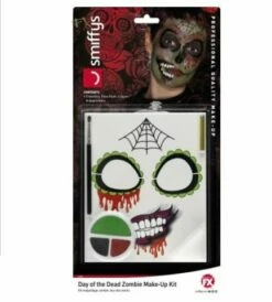 Day Of The Dead Zombie Makeup Kit 44915